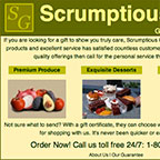 Scrumptious Gifts Website